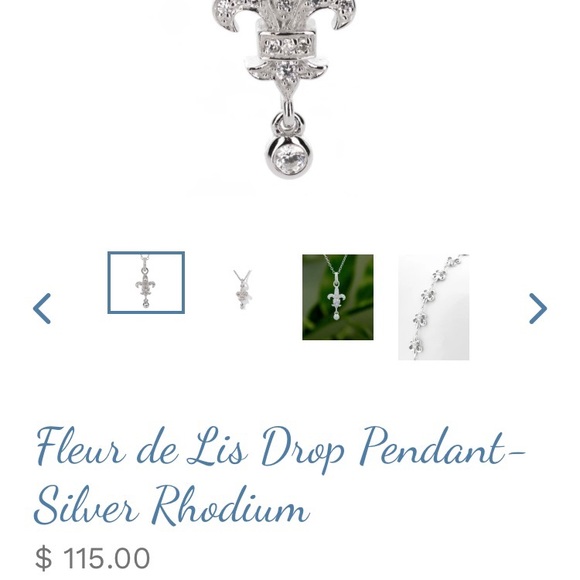 COPY - 💕Hope Faith Miracles Fleur de lis necklace - Picture 8 of 8